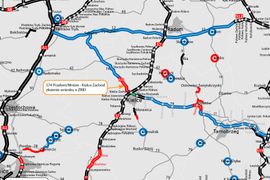GDDKiA złożyła wniosek o ZRID dla odcinka drogi S74 od Mniowa do Kielc