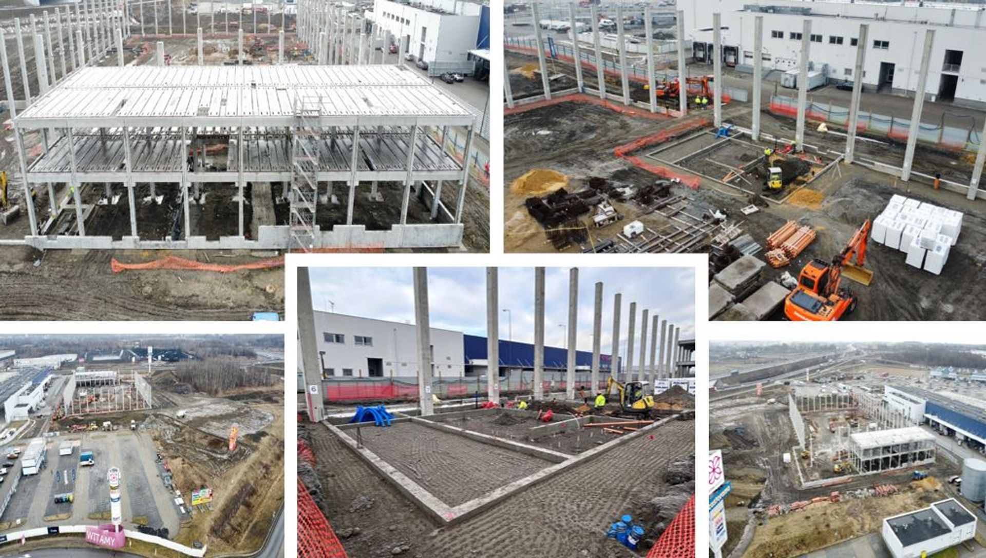 Budowa parku rozrywki w Gliwicach, mimo zimowych wyzwań, idzie zgodnie z harmonogramem