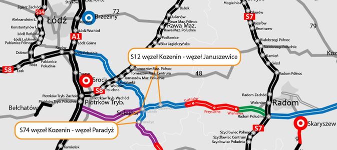 GDDKiA spina w całość sieć dróg ekspresowych w centrum Polski