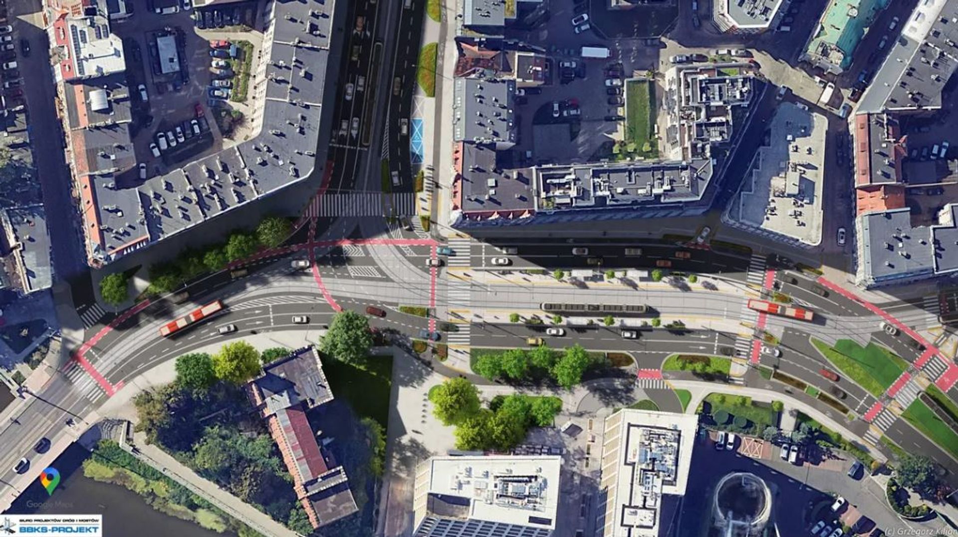 W centrum Wrocławia trwa przebudowa węzła przesiadkowego Dubois–Drobnera
