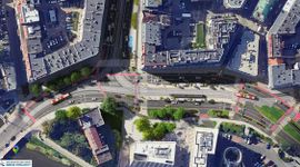 W centrum Wrocławia trwa przebudowa węzła przesiadkowego Dubois–Drobnera [FILM+WIZUALIZACJE]