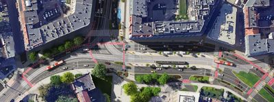 W centrum Wrocławia trwa przebudowa węzła przesiadkowego Dubois–Drobnera [FILM+WIZUALIZACJE]