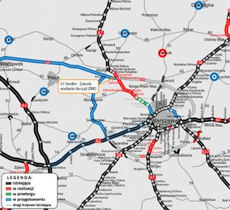 Może ruszać budowa ostatniego odcinka drogi ekspresowej S7 pomiędzy Płońskiem a Czosnowem