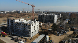 Postęp prac na budowie mieszkań TBS Motława w Gdańsku [FILM+ZDJĘCIA+WIZUALIZACJE]