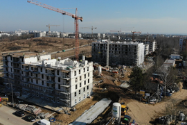 Postęp prac na budowie mieszkań TBS Motława w Gdańsku [FILM+ZDJĘCIA+WIZUALIZACJE]