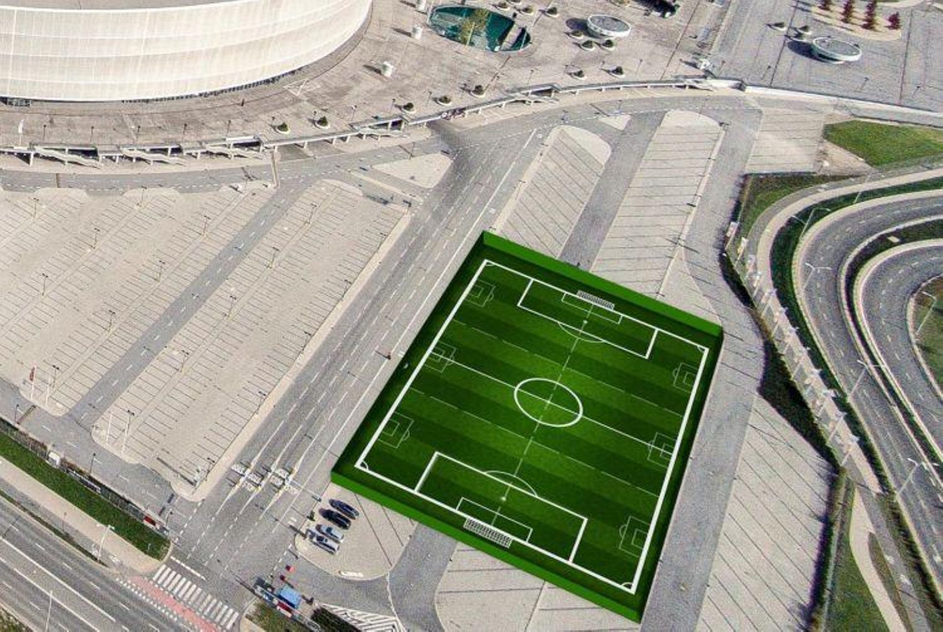 Przy Stadionie Miejskim we Wrocławiu wybudowane zostaną trzy boiska do piłki nożnej 