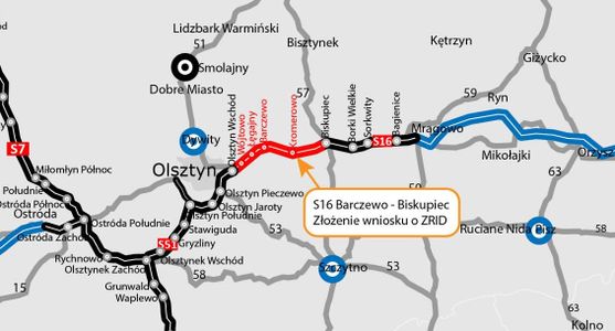 Ostatni krok przed rozbudową S16 Barczewo – Biskupiec