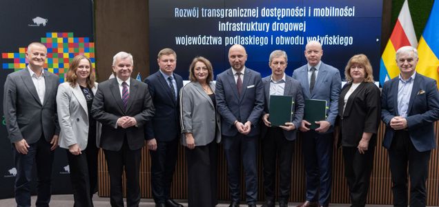 Podlaskie i Wołyń: Polacy i Ukraińcy razem wyremontują drogi. Korytarze solidarnościowe na wschód