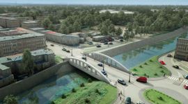 Powstaje nowy most w zniszczonych przez powódź Głuchołazach, w woj. opolskim [FILM+WIZUALIZACJE]