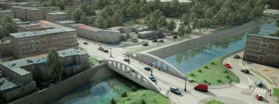 Powstaje nowy most w zniszczonych przez powódź Głuchołazach, w woj. opolskim [FILM+WIZUALIZACJE]