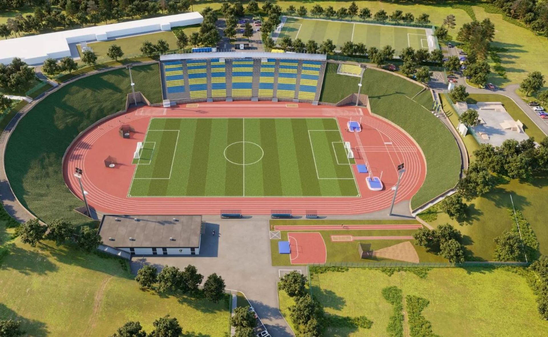 Dolny Śląsk: Wstrzymana budowa stadionu miejskiego w Wałbrzychu zostanie dokończona. Jest nowy wykonawca