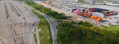 Coraz bliżej zakończenia budowy Terminala Intermodalnego na terenie Centrum Logistycznego Portu Gdynia [FILM]