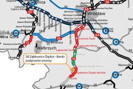 Jest umowa na budowę kolejnego odcinka drogi ekspresowej S8 na Dolnym Śląsku [FILM]