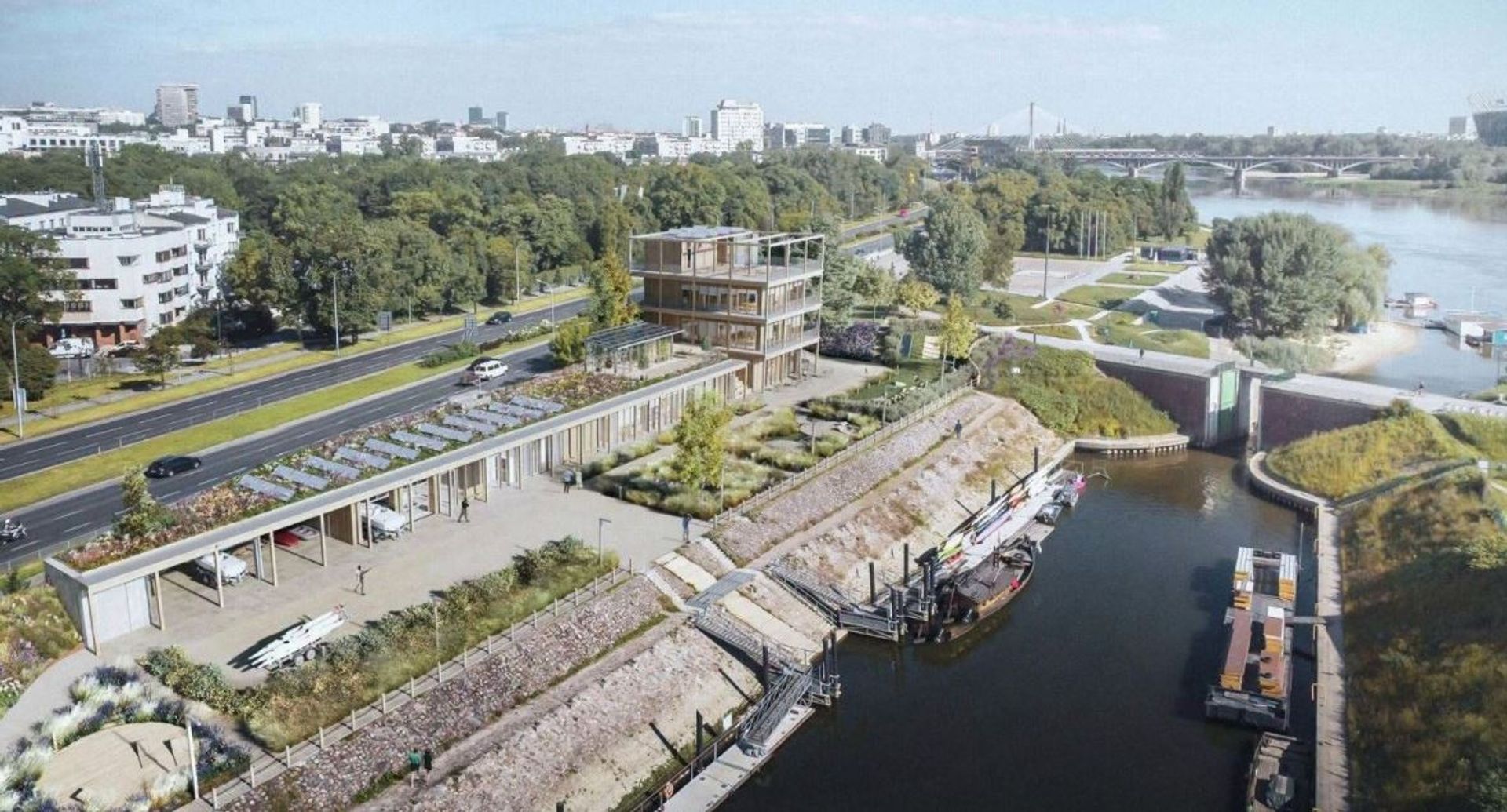 Warszawa rozpoczyna budowę nowego bosmanatu w Porcie Czerniakowskim