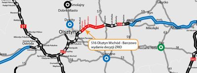 Może ruszać budowa odcinka drogi ekspresowej S16 Olsztyn Wschód - Barczewo