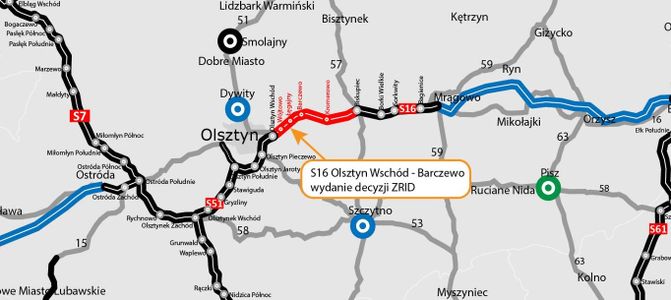 Może ruszać budowa odcinka drogi ekspresowej S16 Olsztyn Wschód - Barczewo