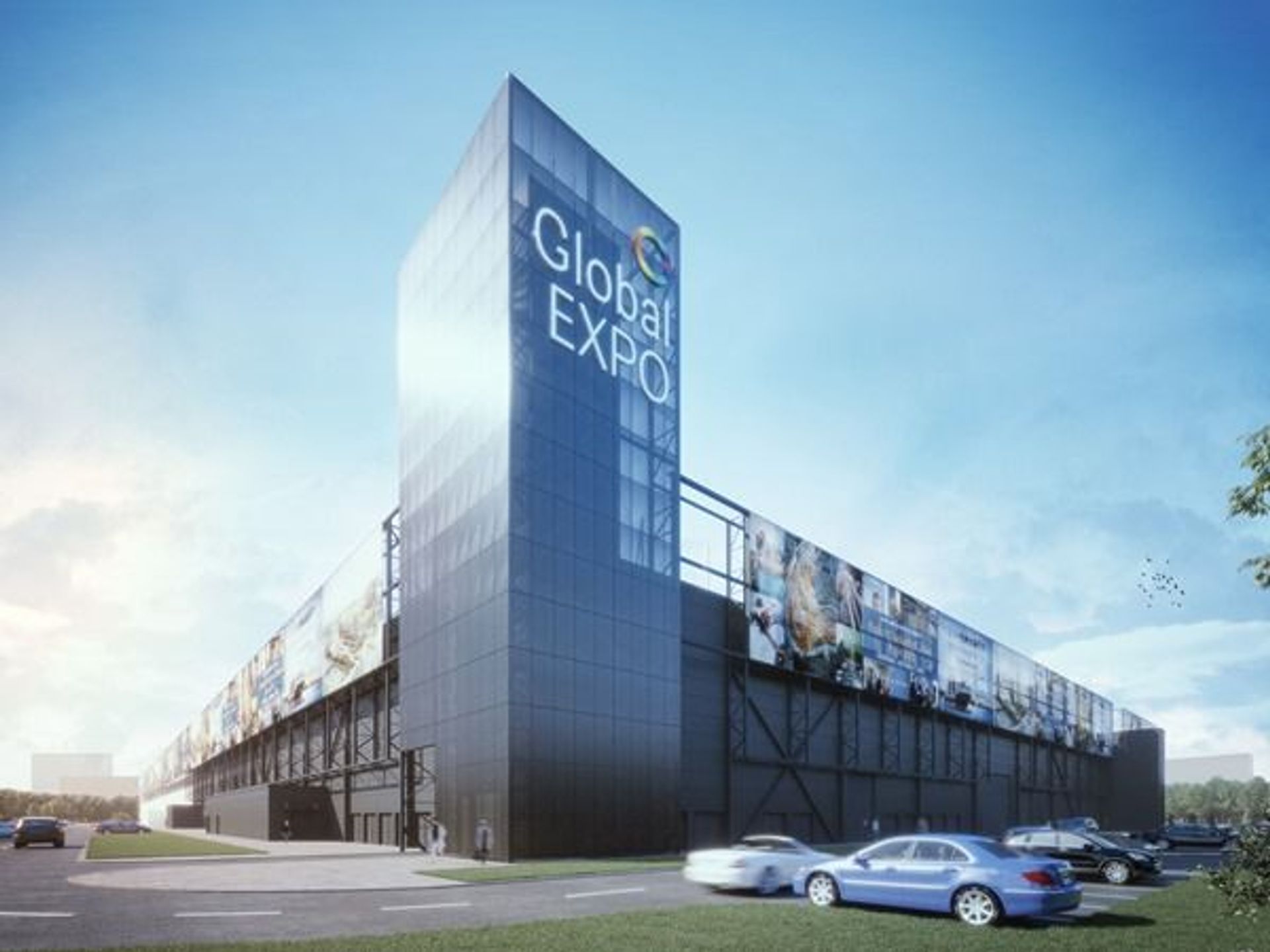  Na terenie Portu Żerańskiego w Warszawie rośnie kompleks z Centrum Targowo-Wystawienniczym Global Expo