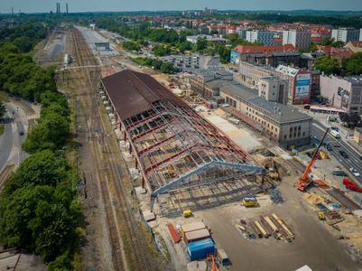 PKP PLK remontują i modernizują zabytkową stację kolejową Bytom [ZDJĘCIA]