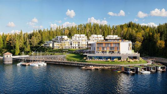 Nad Jeziorem Żywieckim otwarty został luksusowy kompleks Lake View Żywiec Resort & Spa [ZDJĘCIA]