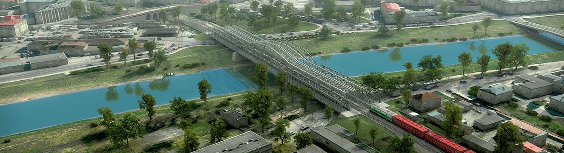 Nowy kolejowy most w Przemyślu nad Sanem usprawni transport kolejowy