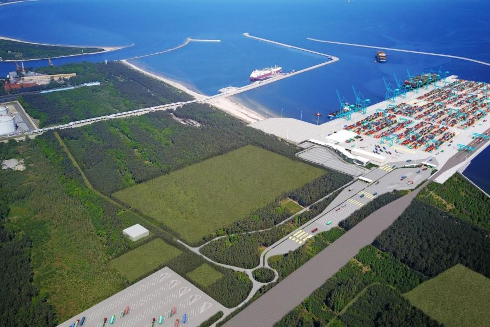 Przylądek Pomerania: w Świnoujściu powstanie nowy port zewnętrzny za 10 mld zł
