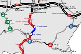 Na Podkarpaciu powstaje odcinek drogi ekspresowej S19 Via Carpatia Domaradz - Krosno [FILMY]