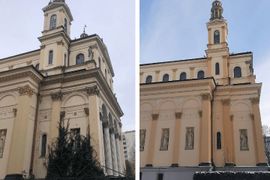 Zakończył się kolejny etap remontu kościoła św. Karola Boromeusza w Warszawie