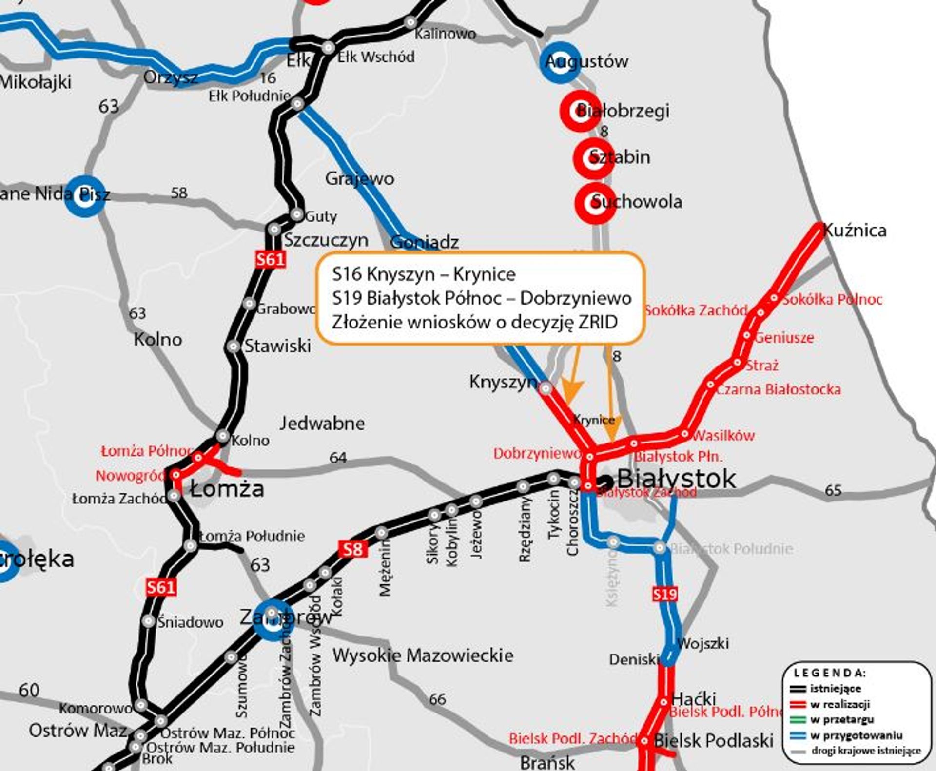 O krok bliżej do budowy odcinka S16 i S19 na Podlasiu