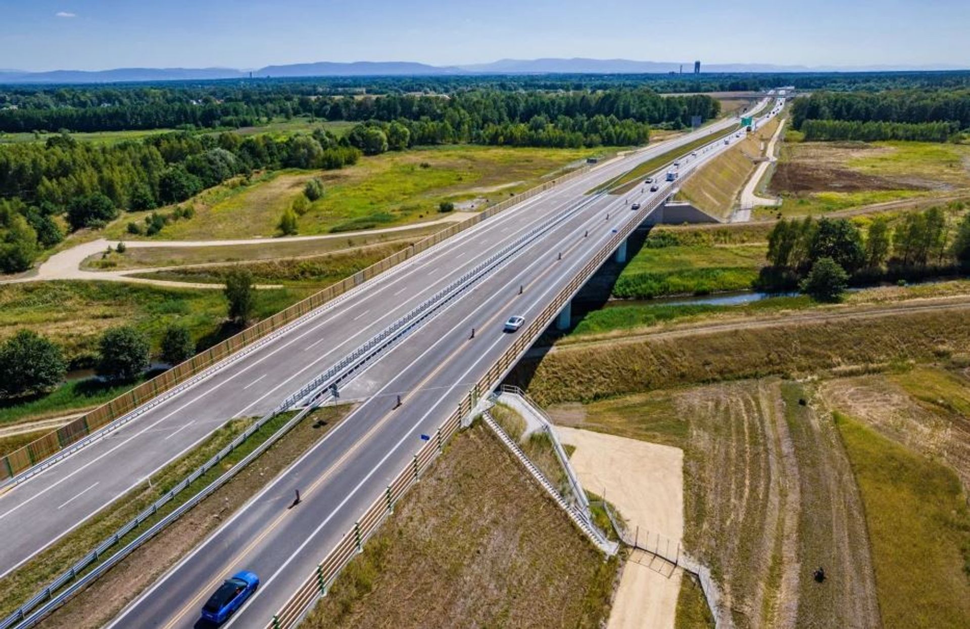 Odcinek drogi ekspresowej S1 łączący woj. małopolskie i śląskie prawie gotowy