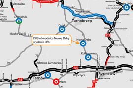 Podkarpackie: Zielone światło dla budowy obwodnicy Nowej Dęby w ciągu DK9