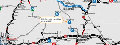 Podkarpackie: Zielone światło dla budowy obwodnicy Nowej Dęby w ciągu DK9