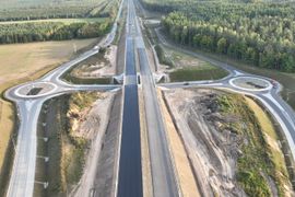 Zachodniopomorskie: Budowa odcinka drogi ekspresowej S11 Bobolice – Szczecinek coraz bliżej zakończenia [FILM]