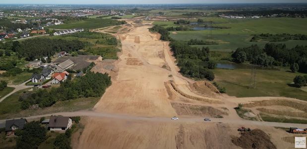 Postępują prace na budowie drogi ekspresowej S6 – Obwodnicy Metropolii Trójmiejskiej [FILM]