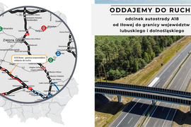 Autostrada A18 od granicy z Niemcami do granicy województw lubuskiego i dolnośląskiego gotowa [FILM]