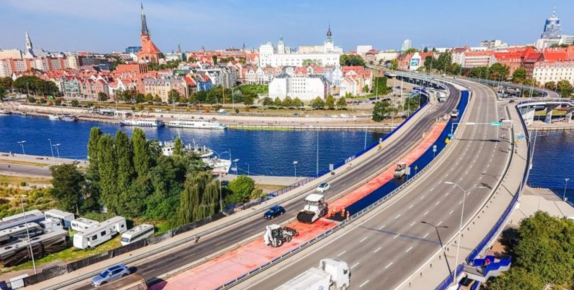 Trwa wielki remont Trasy Zamkowej w Szczecinie
