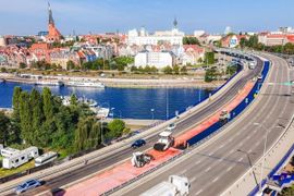 Trwa wielki remont Trasy Zamkowej w Szczecinie [ZDJĘCIA]