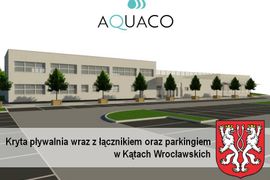 [Aglomeracja Wrocławska] Kąty Wrocławskie planują budowę krytej pływalni [WIZUALIZACJE]