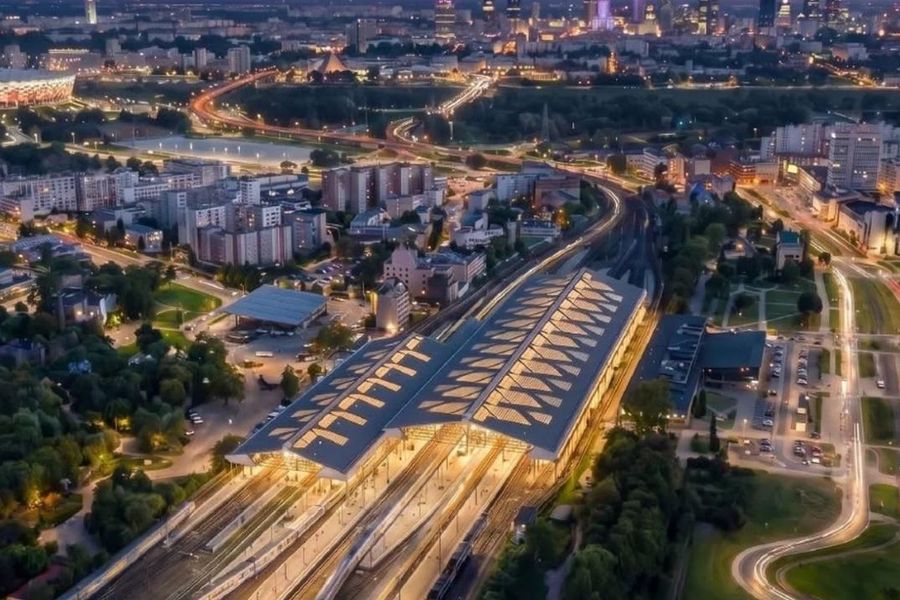 Rozpoczęcie przebudowy dworca Warszawa Wschodnia za 3 mld zł z nowym terminem [WIZUALIZACJE]