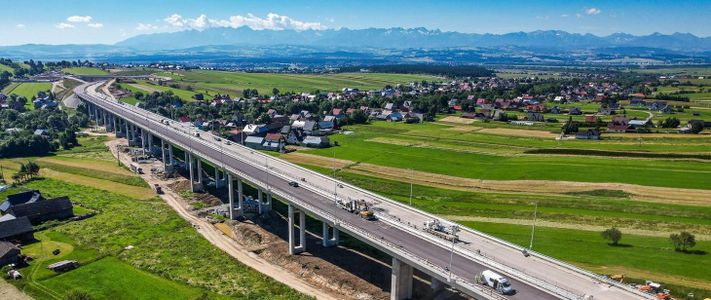 Trwa budowa kolejnego odcinka nowej Zakopianki