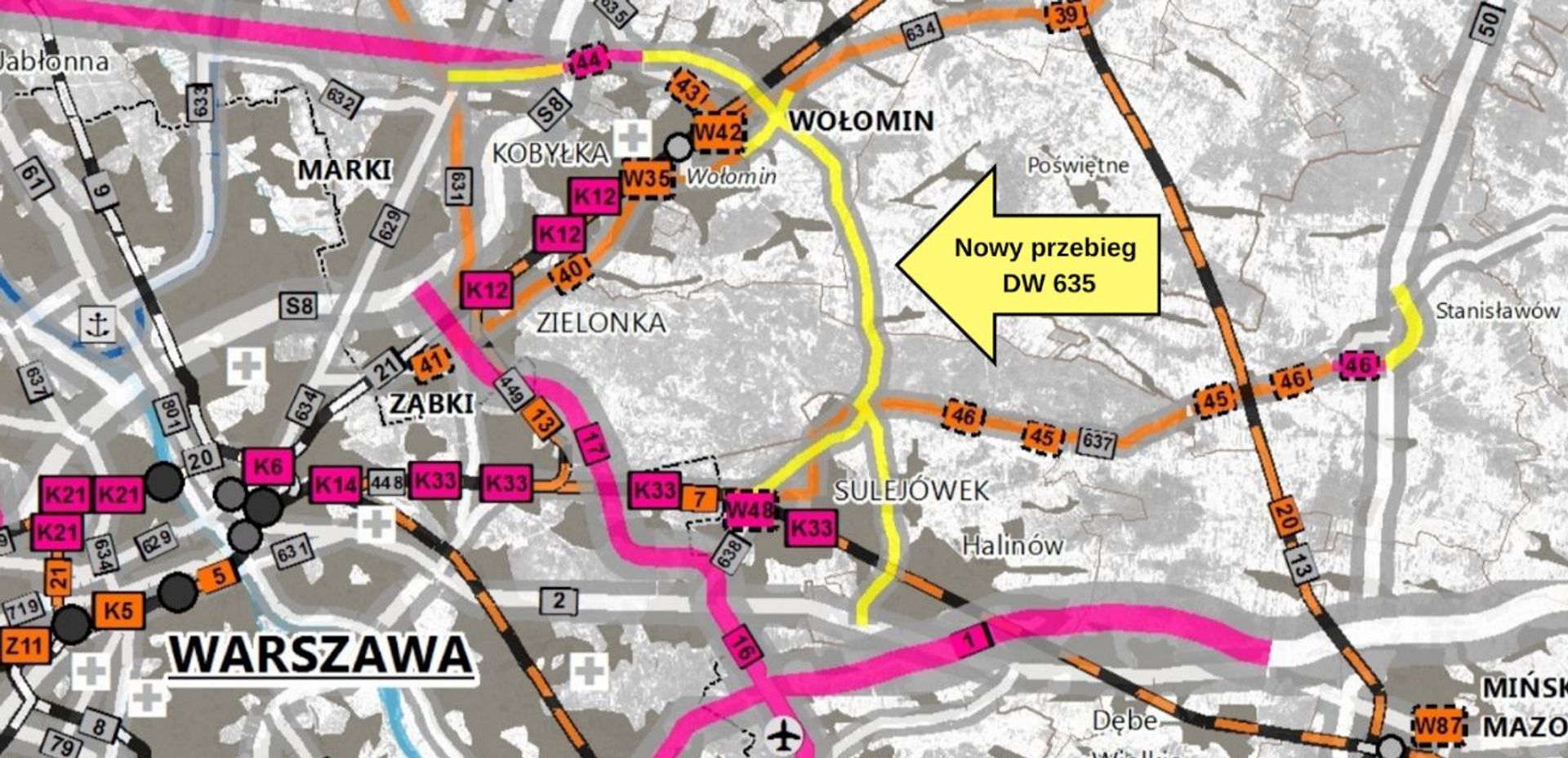 Podpisano umowę na opracowanie dokumentacji projektowej dla budowy odcinka DW635