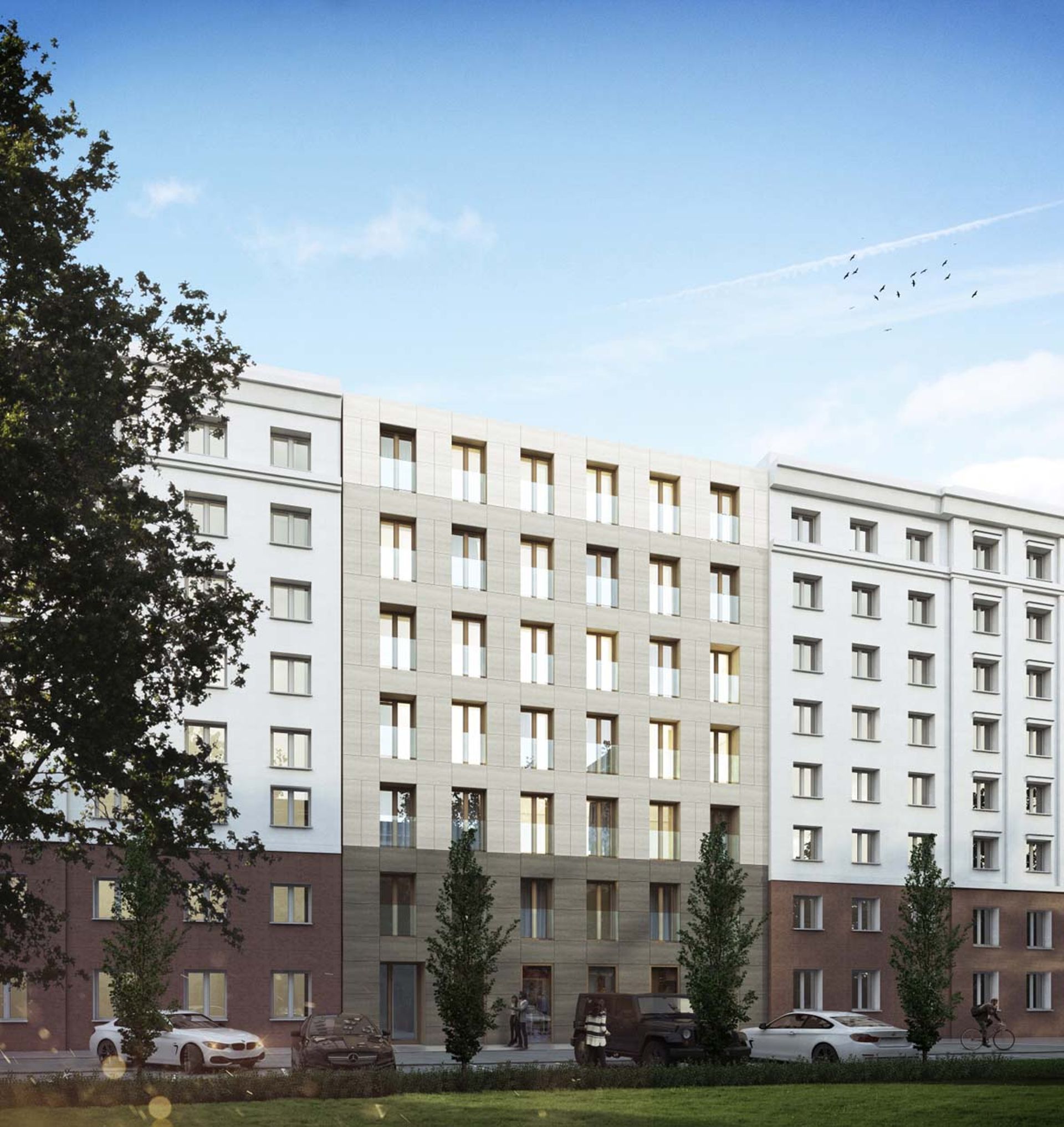  Ekskluzywny apartamentowiec stanie na Starej Ochocie w Warszawie