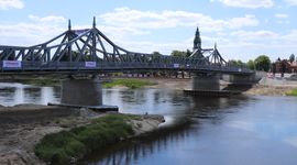 Lodołamacze przepłyną Odrą pod mostem drogowym w Krośnie Odrzańskim. Powstanie obwodnica miasta