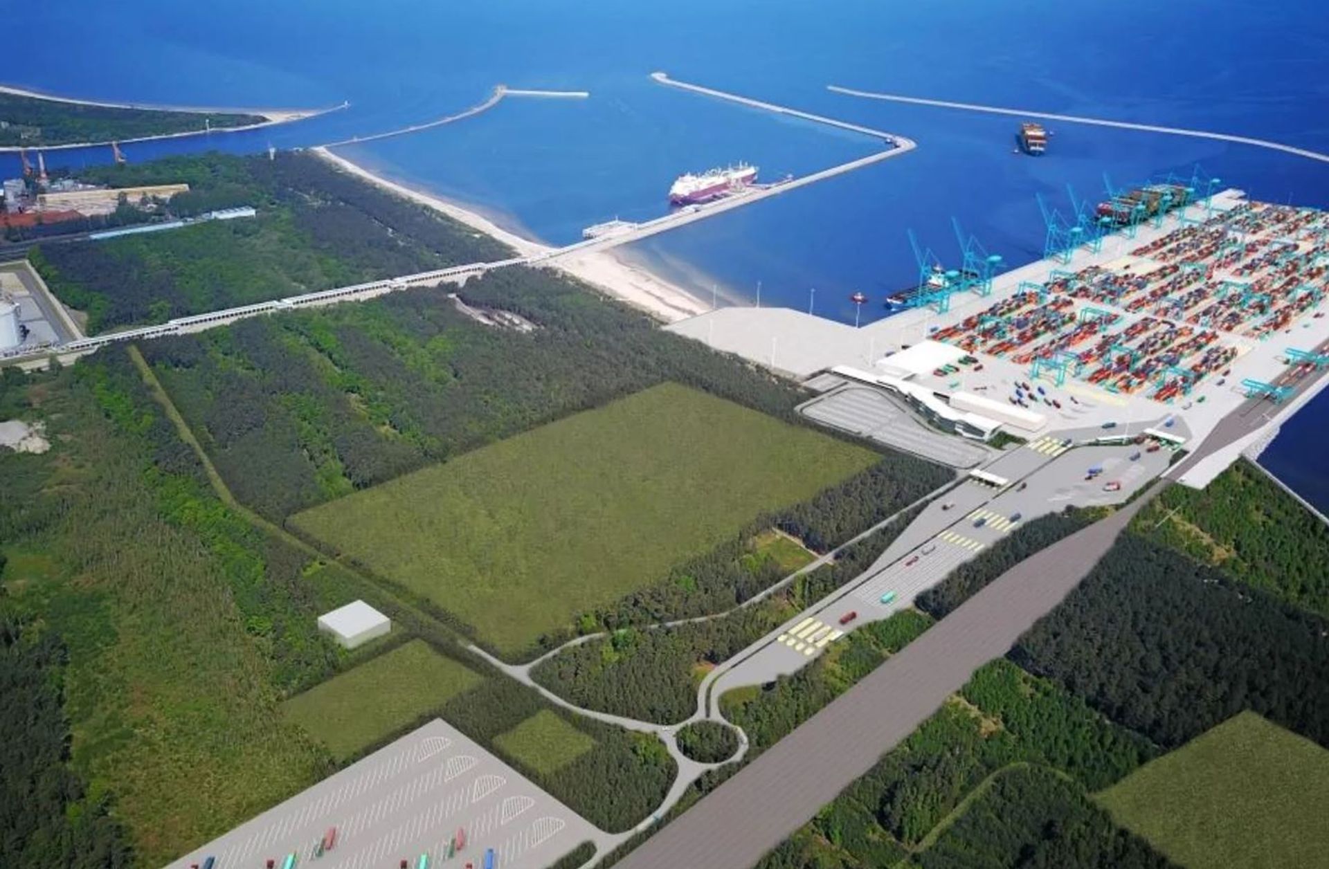 Przylądek Pomerania - powstanie nowy polski port zewnętrzny w Świnoujściu 