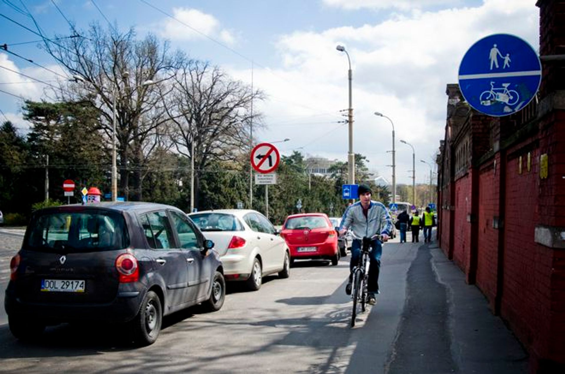  Ulica Wróblewskiego będzie węższa, żeby rowerzyści łatwiej dojechali do centrum