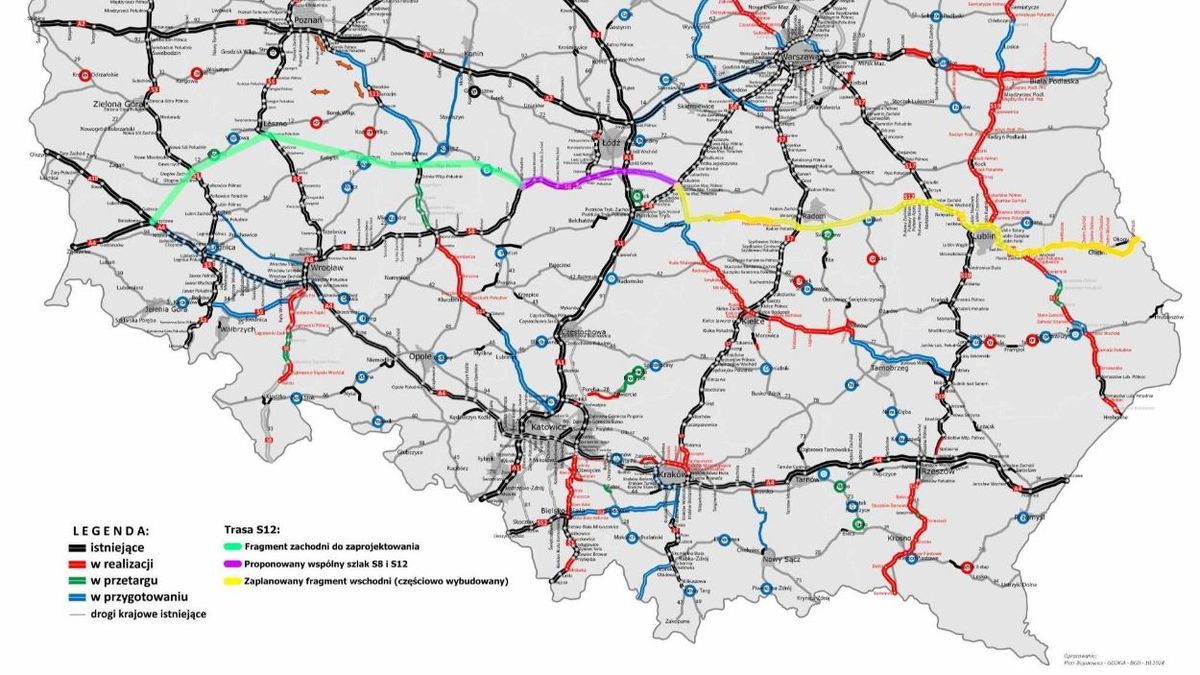 Autor: Piotr Bujanowicz - GDDKiA - BGD - 10.2024 - facebook.com/p/S12-pełna-trasa-wsch-zach-rozwiąże-problemy-na-A4-i-A2-i-wiele-innych