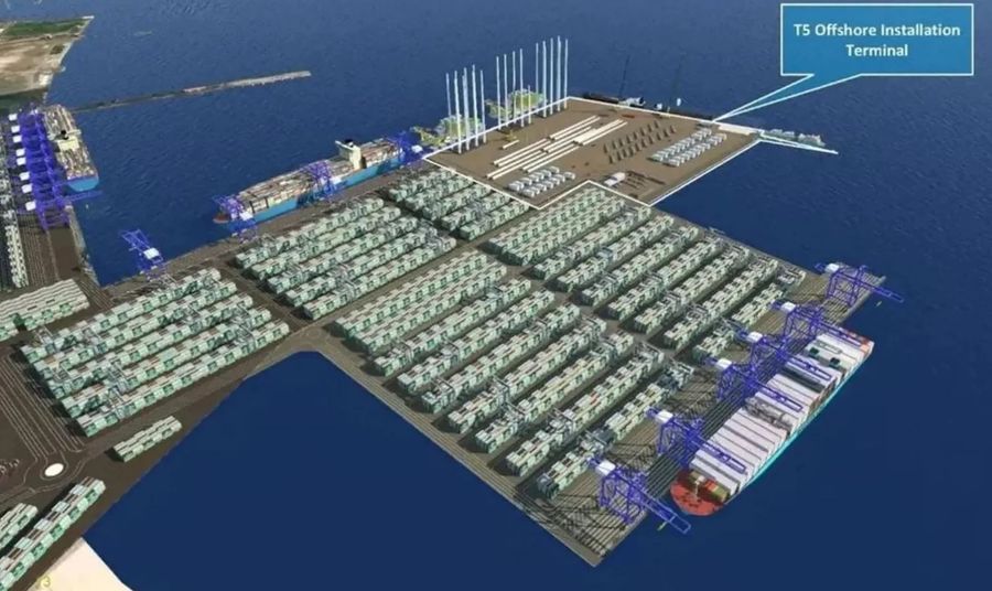 Za ok 1,2 miliarda złotych w Gdańsku powstaje T5 - terminal instalacyjny dla morskich elektrowni wiatrowych [FILMY]
