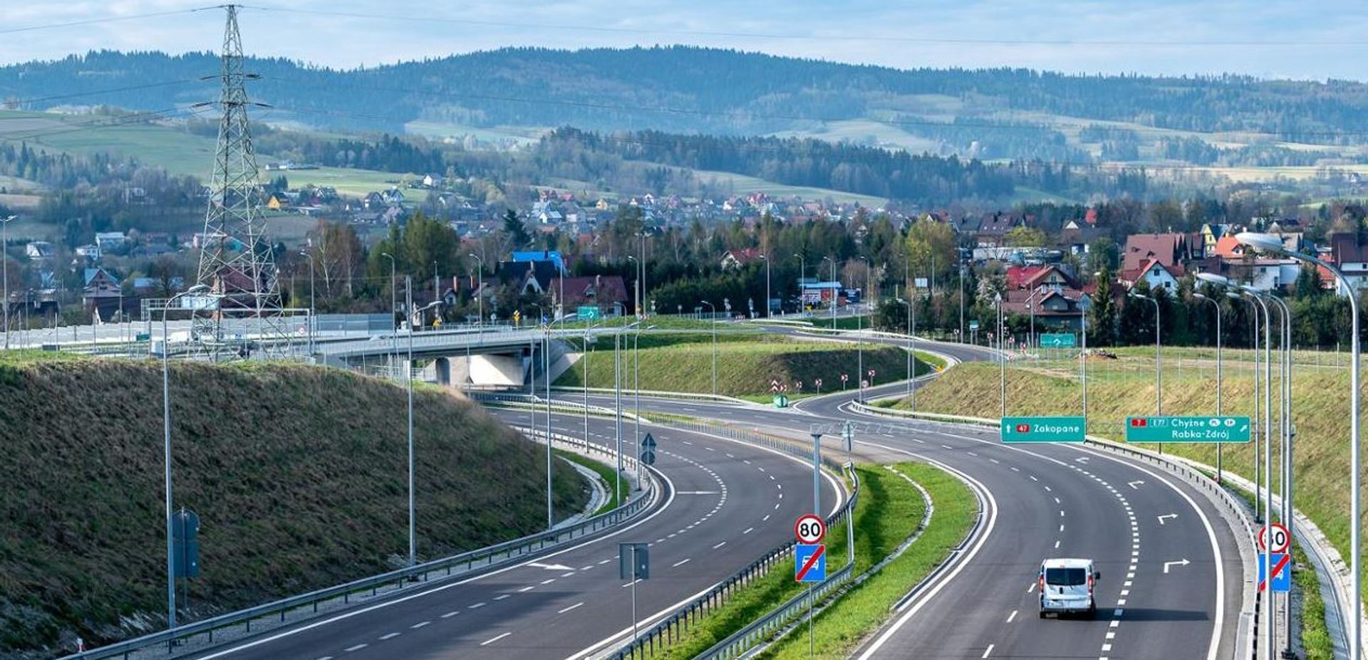 Zaprojektują nową drogę DK7 z Rabki-Zdroju do granicy ze Słowacją w Chyżnem
