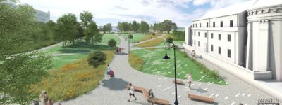 Błonia pod Zamkiem - rusza duża, zielona inwestycja w centrum Lublina [WIZUALZIACJE]