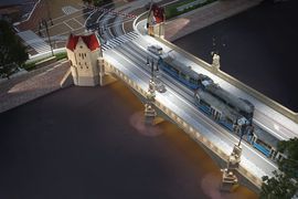 Wrocław: Zabytkowe mosty Pomorskie do remontu, rura do ściągnięcia. Jest przetarg [WIZUALIZACJE]