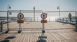 Gdynia: Prace na molo w Orłowie. Część obiektu czasowo zamknięta